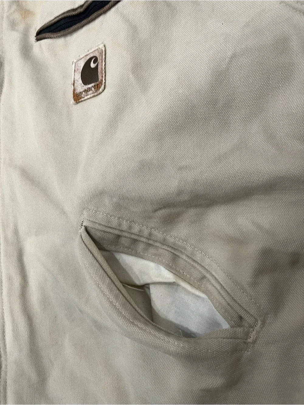 Carhartt J76STN Detroit Vintage Jacket Large 1990s USA Made